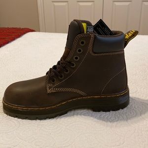Mens Airwair Dr. Martens Steel Toe Boot. Size 10. Brand new with tags.